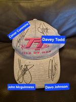 Isle Of Man TT Signed / Autographed Hat, John Mcguinness,  Davey Todd etc