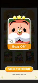 1x buzz off ⭐⭐⭐ Set 13 :- Mono_Poly_Go Stickers :- Best Service