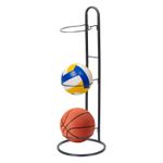 3 Tier Basketball Ball Storage Rack Sport Equipment Organizer Removable Vertical