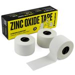 3 ROLLS - SPORTTAPE Zinc Oxide Tape - 4 Sizes - Athletic Strapping Medical Tape