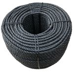 Black Polyprop Rope 3 Strand Polypropylene 6mm 8mm 10mm and 12mm