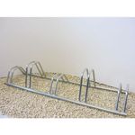 5 Bike Cycle Rack/Cycle Storage Rack Floor Mounted Dual Height Flat Top 