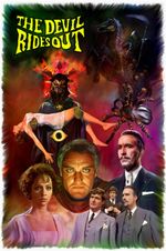 the devil rides out .hammer horror  a4 original print paul winters