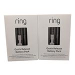 Quantity 2 x Ring Quick Release Battery Pack Retail Boxed Original Ring Product