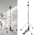 Hi-Hat Cymbal Stand 3 Legs Braced Adjustable 65cm-95cm wIth Foot Pedal NEW