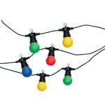 LED 20 Large Globe Festoon String - Coloured