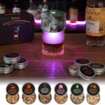 Whiskey Smoker Kit with Wood Chips-6 Flavors Old Fashioned Drink Smoker Infuser