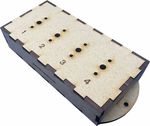 Laser Cut Enclosure / mimic Box for Train Tech Mimic Switches (4, 6, 8 & 10 Way)
