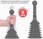 Sink Pipeline Dredger Kitchen Toilet Drain Plungers Bath Sink Power Pipe Bath