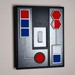 Sci-fi inspired light switch Control Panel cover / 3d Prop Replica / Sci-Fi prop