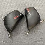 Matte Carbon Fiber Brake Caliper Air Ducts For Triumph 765S 765R 765RS Moto2