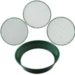 Metal Round Garden Sieve Riddle Riddler Soil Sifter Mesh Gardening Tool
