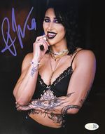 JSA  Witnessed Autographed Rhea Ripley 8x10 Promo Hand Signed Pro Wrestling