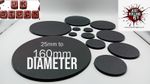 Wargaming Round Bases Range 25mm to 160mm & Magnets Warhammer, AoS, 40k e.t.c..