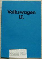 VOLKSWAGEN LT LIGHT TRUCKS Range Sales Brochure 1979-80 #983/119 007 29 8/79