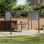 Garden Pergola Awning Gazebo Side Canopy Roof Shades Furniture Barbecue Shelter