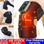 Electric Heated Vibration Knee Massager Shoulder Support Brace Joint Pain-Relief