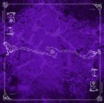 Spellground Jewel series 1 Amethyst Non-Stitched V10 Playmat - New 