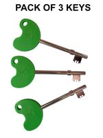 3 x NKS RADAR KEY Disabled Toilet Bathroom Door Access  Easy Turn