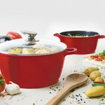 SQ Professional NEA Die-Cast Aluminium Non-Stick Stockpot with Lid