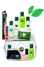 Travel Size Toiletries Set|Eco Green Tea|Toiletry Kit Women-Men's Toiletries