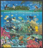 COCOS (KEELING) ISLAND FISH MARINE CORAL REEFS  LIFE MNH MIN SHEET 2006