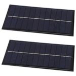 4 pcs 6V Solar Panels, 1w Solar Cells Kit Polycrystalline