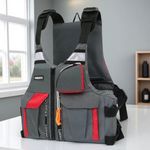 High Buoyancy Fishing Life Jacket Adjustable Adult PFD Safety Vest Boating