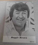 Duggie Brown   Signed Promo Card BW
