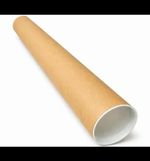 A1 Round Cardboard Mailing Tube with Plastic End Caps 9cm x 37cm