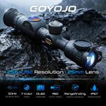 GOYOJO GSR225RF Rangefinder Thermal Imaging Riflescope Night Vision Scope 1300M
