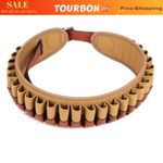 TOURBON Hunting Gun Bandolier 12 Gauge Ammo Belt Shell Holder 25 Rounds Canvas