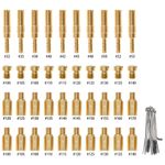 40Pcs For PWK Keihin OKO Carbs Carburetor Main Jets with Slow Pilot Jets Set