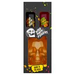 Dead Man’s Fingers Duo and Embossed Skull Glass, 2 x 5cl