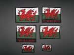 Wales/Cymru Flag Embroidered Patch