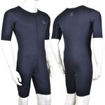 AQF Neoprene Sauna Suit Weight Loss Sweat Shirt Shorts Slimming Gym Fitness Suit