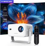 Magcubic L018 4K Projector: Native 1080P 650ANSI Auto Focus Android Smart Cinema