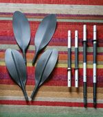 Intex Explorer Kayak K2 Spare Parts - 86" Aluminium Complete Oars x 2 Pair