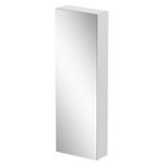 Tall Bathroom Mirror Cabinet 1 Door Stainless Steel Wall Mounted Pre-Assembled