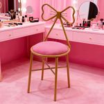 Dressing Chair Bedroom Comfy Makeup Side Stool Apartment Guest Seat Vanity