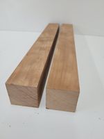 American Cherry Turning Blanks 40mm Square. 2 pack 350mm long planed. (1454)