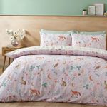 Catherine Lansfield Enchanted Twilight Duvet Cover Bedding Bed Set Lilac Double