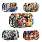 Anime One Piece Pencil Case Student Pen Case Office Pen Bag Cartoon Make Up Bag