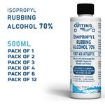 Isopropyl Rubbing Alcohol 70% First Aid Antiseptic Disinfectant Multi Use 500ML 