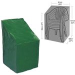 Stacking Chair Cover Waterproof Heavy Duty Furniture Cover Patio Garden Outdoor