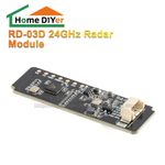 1x RD-03D 24GHz Radar Module - Multi-Target Tracking, Onboard PCB Antenna