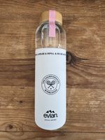 Official Wimbledon The Championships Royal Box Evian Glass Water Bottle SEALED