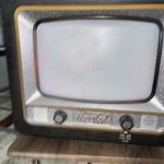 Haunted TV Jumping Monster Halloween Prop Decor Shaking Retro Television Prop