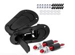 Bonnet Catches Quick Release Plus Flush Pin Black Aero Motorsport