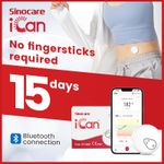 Sinocare 2xCGM iCan i3,Continuous Glucose Monitoring kit for Diabetes Monitoring